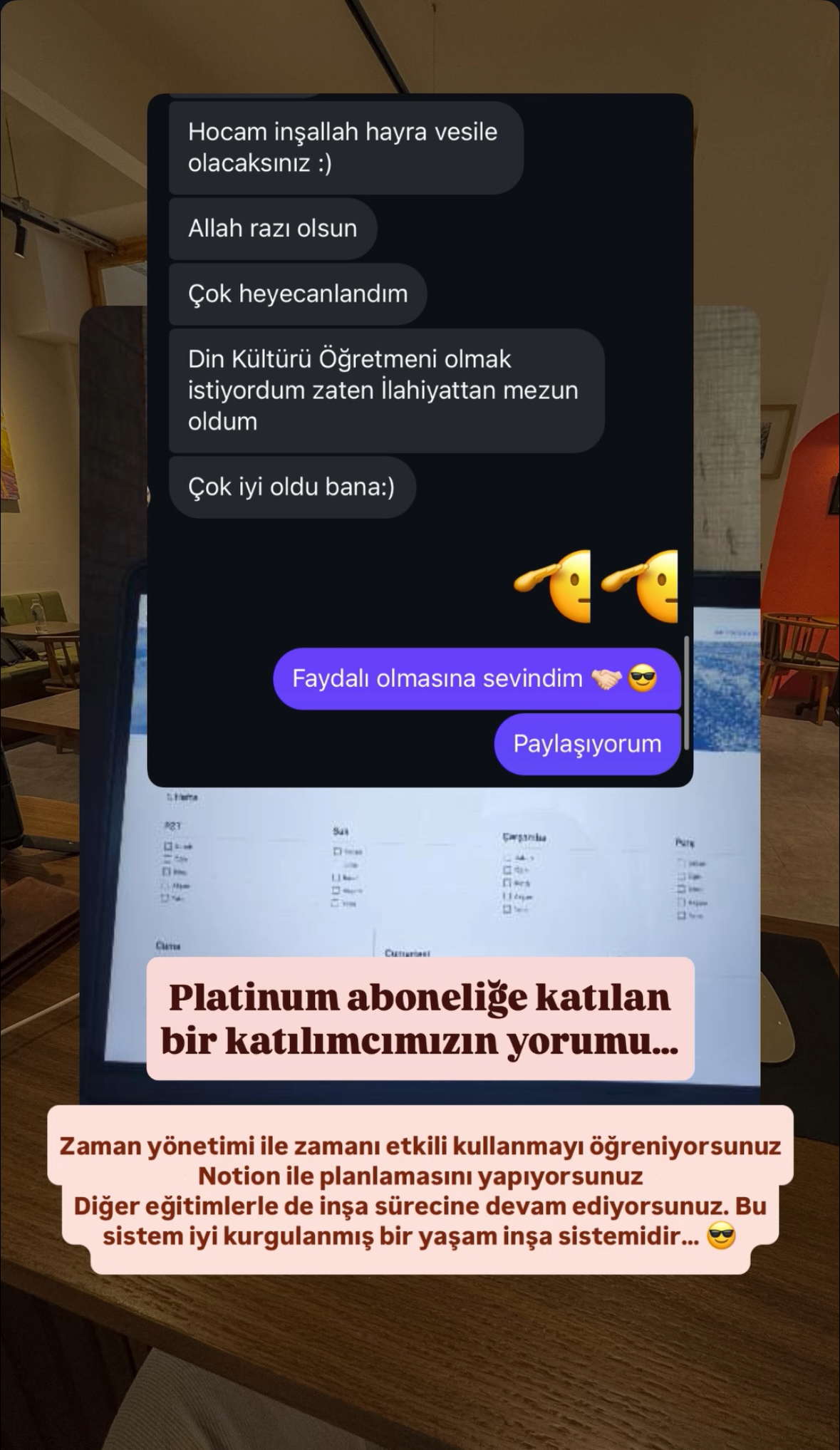 Danışan mesajı