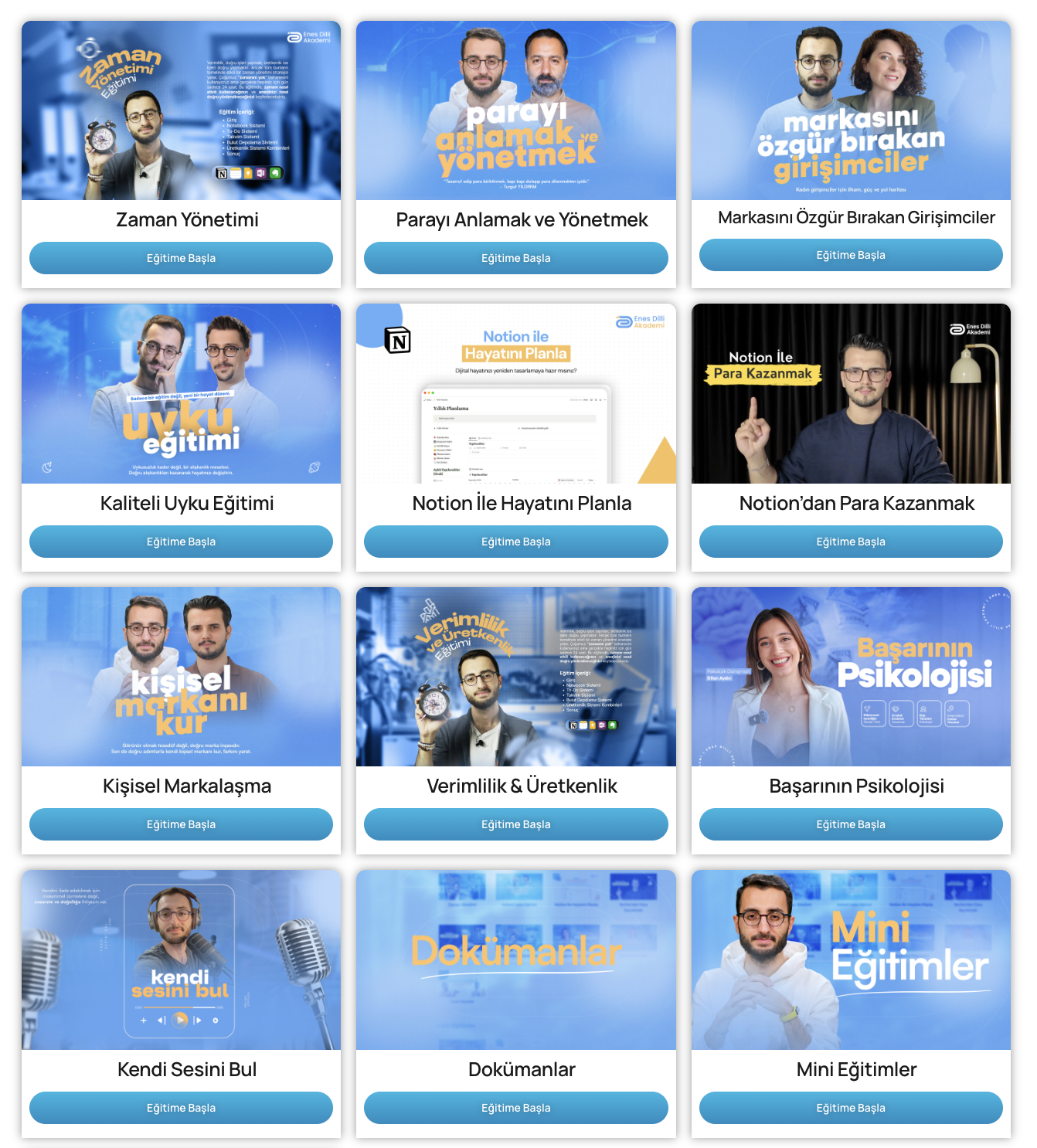 Akademi panel görüntüsü